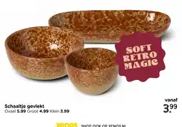 Xenos Schaaltje gevlekt aanbieding