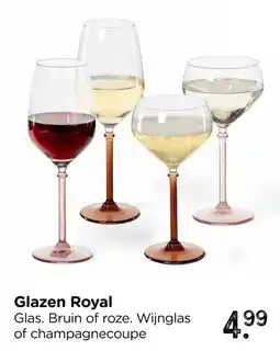 Xenos Glazen Royal aanbieding