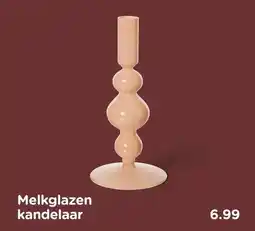 Xenos Melkglazen kandelaar aanbieding