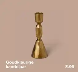 Xenos Goudkleurige kandelaar aanbieding