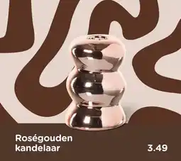 Xenos Roségouden kandelaar aanbieding