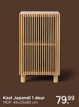 Xenos Kast japandi 1 deur aanbieding