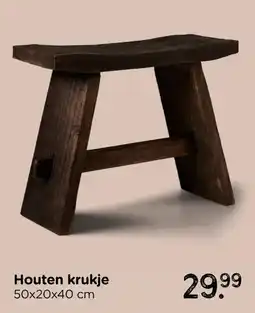 Xenos Houten krukje aanbieding