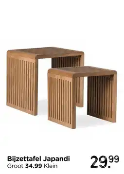 Xenos Bijzettafel Japandi aanbieding