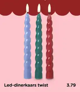 Xenos Led-dinerkaars twist aanbieding