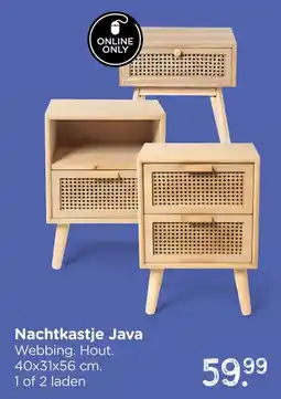 Xenos Nachtkastje Java aanbieding