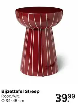 Xenos Bijzettafel Streep aanbieding