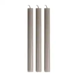Van Cranenbroek Dinerkaars rib grijs set 3 aanbieding