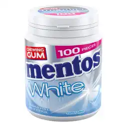 Kruidvat Mentos White Sweet Mint XL Gum aanbieding