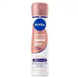 Trekpleister NIVEA Derma Control Clinical Ultra Comfort Antitranspirant Spray aanbieding