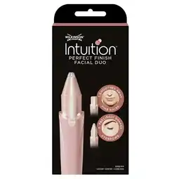 Trekpleister Wilkinson Sword Intuition Perfect Finish Facial Duo aanbieding