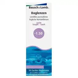 Trekpleister Bausch & Lomb -1.50 Zachte Daglenzen aanbieding