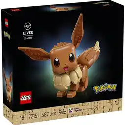 Trekpleister LEGO Pokémon 72151 Eevee aanbieding