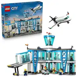 Trekpleister LEGO City 60502 Luchthaven met Vliegtuig aanbieding