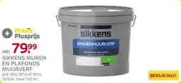 Praxis Sikkens muren en plafonds muurverf aanbieding