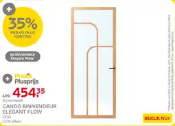 Praxis Cando binnendeur elegant flow aanbieding