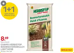 Praxis Compo herbistop boomschorsmulch limit'herb aanbieding