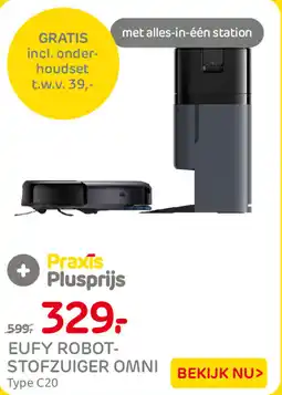 Praxis Eufy robotstofzuiger omni aanbieding