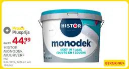 Praxis Histor monodek muurverf aanbieding