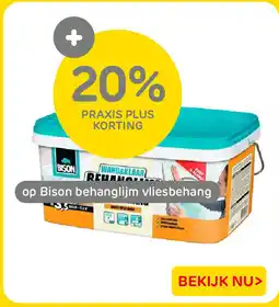 Praxis Op bison behanglijm vliesbehang aanbieding