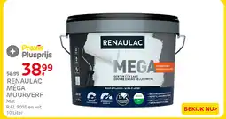 Praxis Renaulac méga muurverf aanbieding