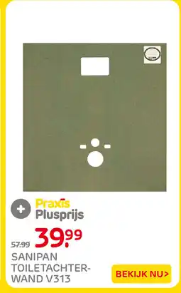 Praxis Sanipan toiletachterwand V313 aanbieding