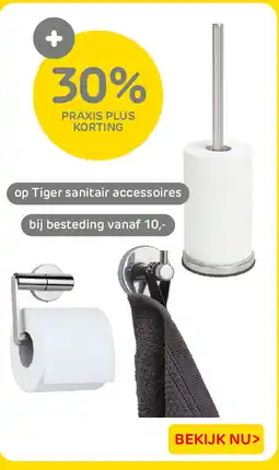 Praxis Op tiger sanitair accessoires aanbieding