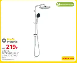 Praxis Grohe regendouche vitalio start aanbieding
