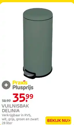Praxis Vuilnisbak delinia aanbieding