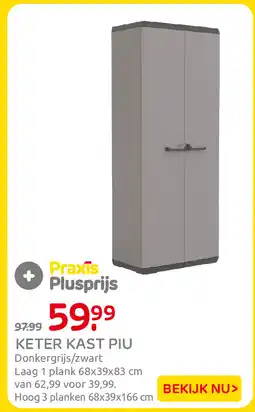 Praxis Keter kast piu aanbieding
