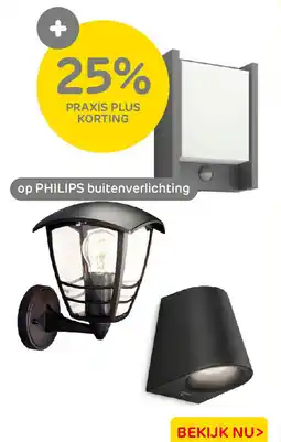 Praxis Op philips buitenverlichting aanbieding