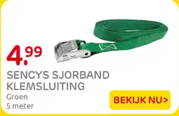 Praxis Sencys sjorband klemsluiting aanbieding