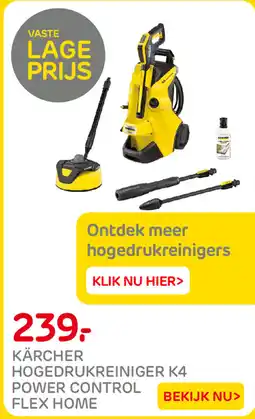 Praxis Kärcher hogedrukreiniger k4 power control flex home aanbieding