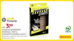 Praxis Compo barrière radikal pefc- gecertificeerd hout aanbieding