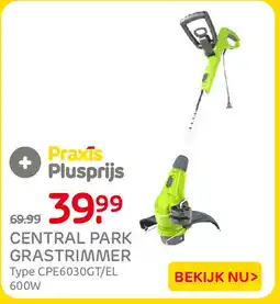 Praxis Central park grastrimmer aanbieding