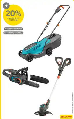Praxis Op gardena baretools aanbieding