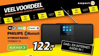 Expert Hybride radio TAR8805/10 aanbieding