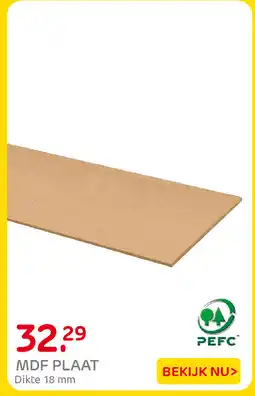 Praxis Mdf plaat aanbieding