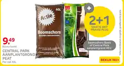 Praxis Central park aanplantgrond peat aanbieding