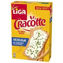 Kruidvat Liga Cracotte Vezelrijk Luchtige Crackers aanbieding