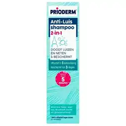Trekpleister Prioderm Shampoo Plus 2-in-1 Anti-hoofdluisshampoo aanbieding