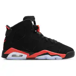 Foot Locker Jordan Retro 6 Kindersneakers - Zwart - Maat 37.5 - Leer aanbieding
