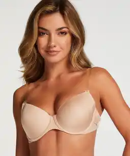 Hunkemoller Hunkemöller Voorgevormde beugel bh Transparent Back Beige aanbieding