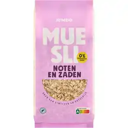 Jumbo Jumbo Muesli Noten en Zaden 1 kg aanbieding