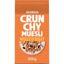 Jumbo Jumbo Crunchy Muesli Multifruit 900 g aanbieding