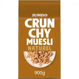 Jumbo Jumbo Crunchy Muesli Naturel 900 g aanbieding