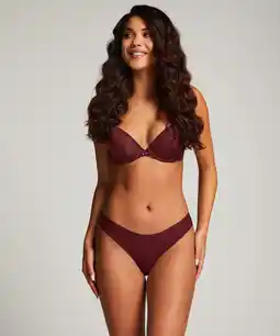 Hunkemoller Hunkemöller Invisible brazilian Fishnet Paars aanbieding