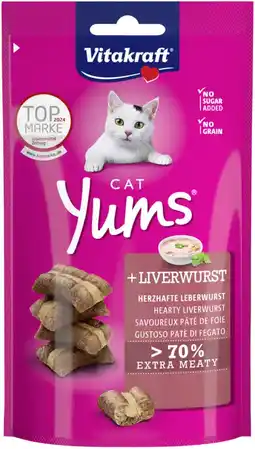 Albert Heijn Vitakraft Cat yums leverworst aanbieding