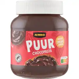 Jumbo Jumbo Puur Chocopasta 400 g aanbieding