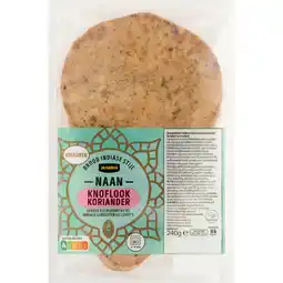 Jumbo Jumbo Volkoren Naan Knoflook Koriander 2 Stuks aanbieding